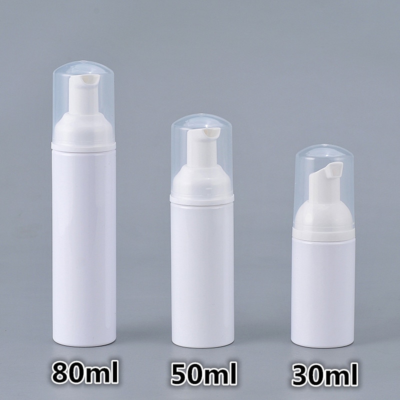 10pcs / lot 30 ml 50 ml 80 ml ֿ  ǰ   öƽ  Ŭ ̴   ҵ ȭǰ ̳/10pcs/lot  30ml 50ml 80ml PET Foaming Pump Bottles Plastic Face Clean